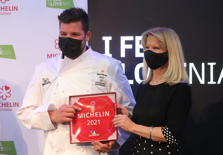 Fotografija: Michelinovi ocenjevalci so zvezdice podelili istim gostilnam kot lani, novost je le gostišče Grič, ki ga vodi chef Luka Košir. FOTO: Marko Feist