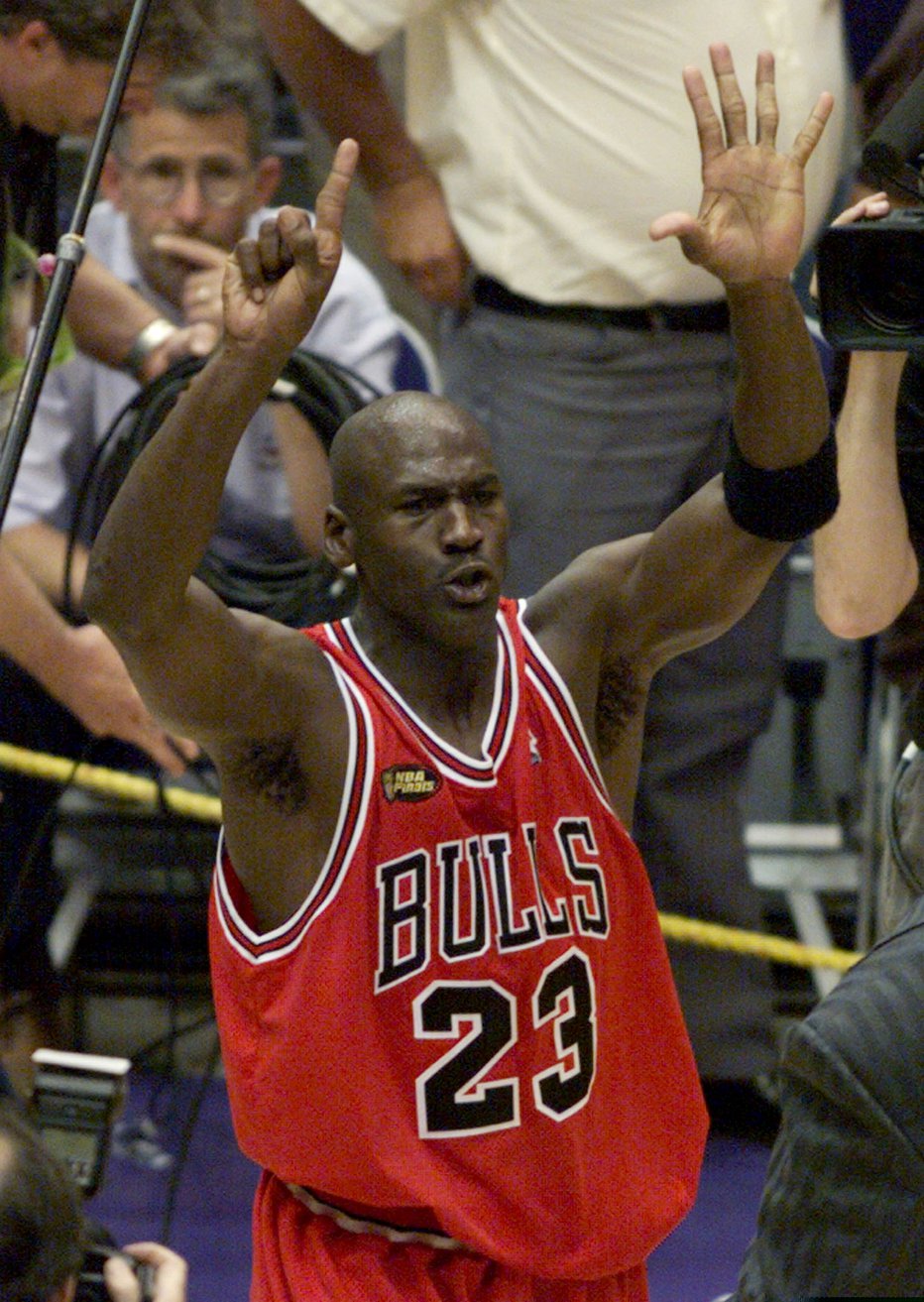 Fotografija: Michael Jordan je šestkratni prvak lige NBA. FOTO: Gary Hershorn/Reuters