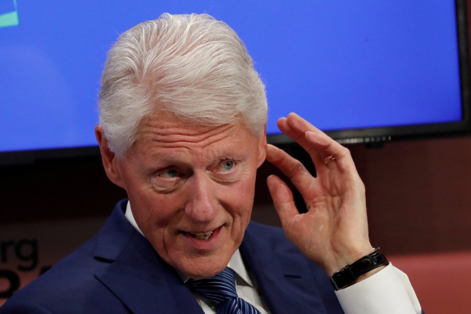 Fotografija: Bill Clinton. FOTO: Shannon Stapleton, Reuters

