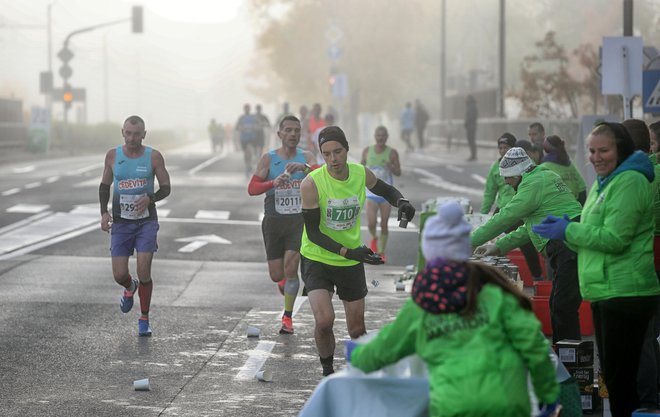 Ljubljanski maraton. FOTO: Blaž Samec
