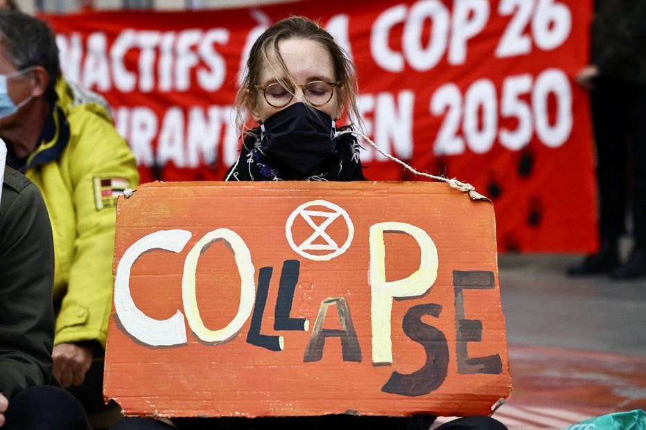 Fotografija: V Glasgowu so se zbrali številni okoljski aktivisti. FOTO: Sarah Meyssonnier, Reuters
