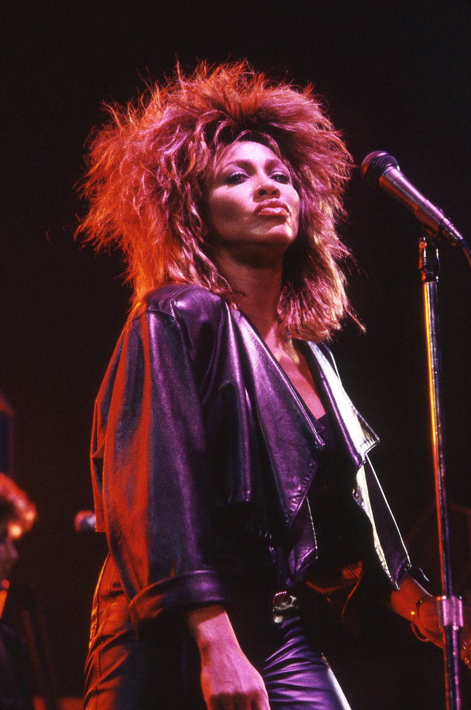 Fotografija: Tina Turner meni, da ji je pol stoletja mlajša pevka na plakatih preveč podobna. FOTO: Icon1 George Bodnar Archive/iconicpix
