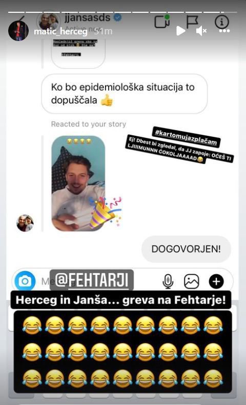 Janša je sprejel vabilo na žur FOTO: Zajem Zaslona/instagram
