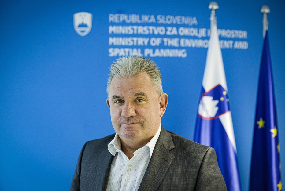 Fotografija: Andrej Vizjak, minister za okolje FOTO: Jože Suhadolnik, Delo
