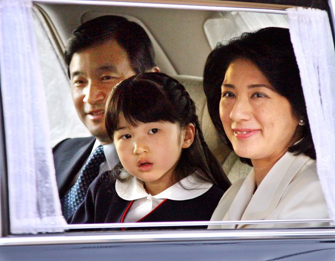 Aiko je edini otrok aktualnega cesarja. FOTO: Yoshikazu Tsuno/Reuters
