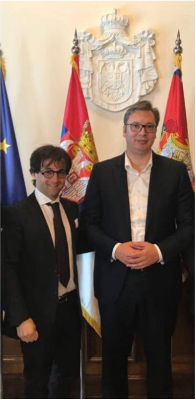 Fotografija: S srbskim predsednikom Aleksandrom Vučićem
