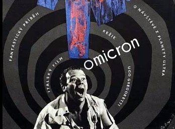 Fotografija: Plakat za film Omicron iz leta 1963. FOTO: Zaslonski posnetek. Vir: Imdb.
