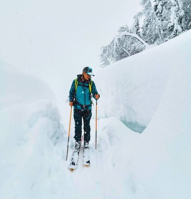 Fotografija: Urška Ahac je na snegu doživela srhljivo izkušnjo. FOTO: Instagram
