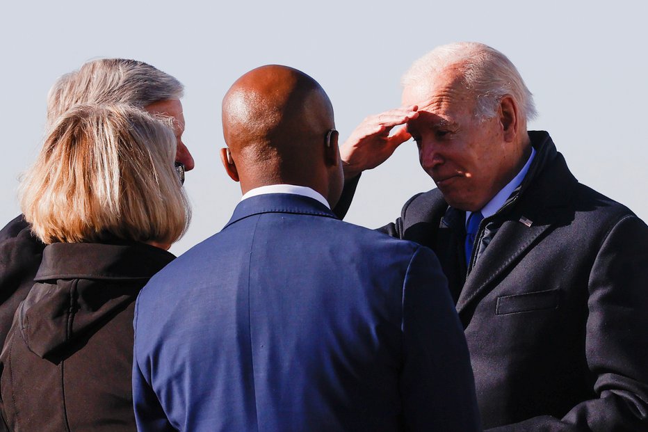 Fotografija: Ameriški predsednik Joe Biden. FOTO: Jonathan Ernst, Reuters
