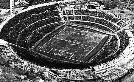 Stadion Centenario v Montevideu, kjer je potekalo prvo svetovno nogometno prvenstvo.
FOTO: WIKIPEDIA
