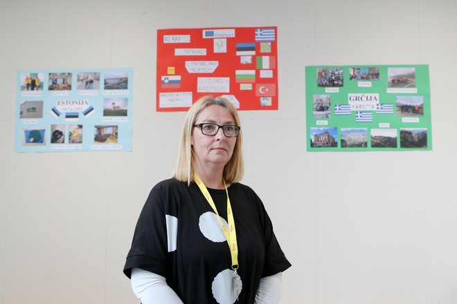 Učiteljica angleščina Maja Bergant je ena od tistih zaposlenih, ki so srce in duša ekološkega projekta.
