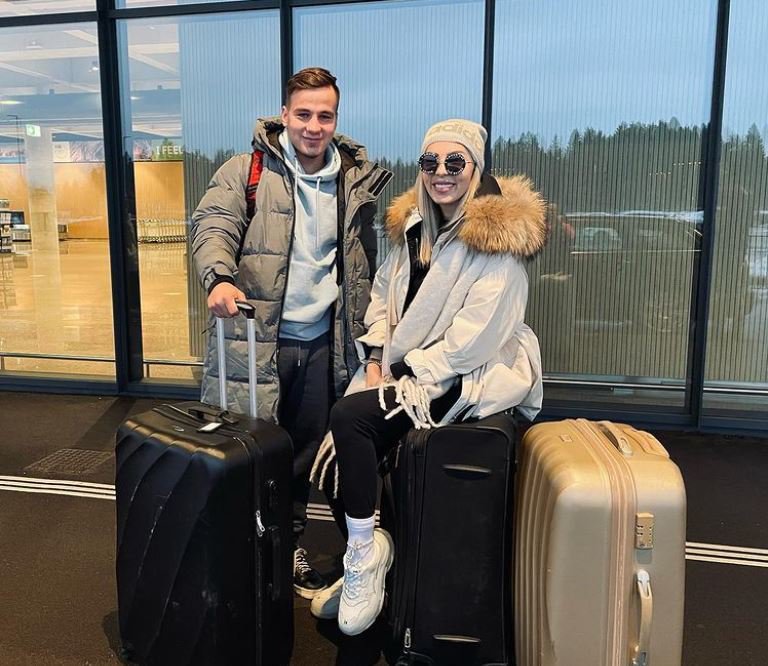 Fotografija: Jan Klobasa in Ksenija Kranjec sta se skupaj podala na potovanje. FOTO: Instagram
