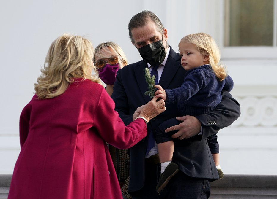 Fotografija: Hunter Biden si je ustvaril novo družino z Melliso Cohen. FOTO: Kevin Lamarque/Reuters
