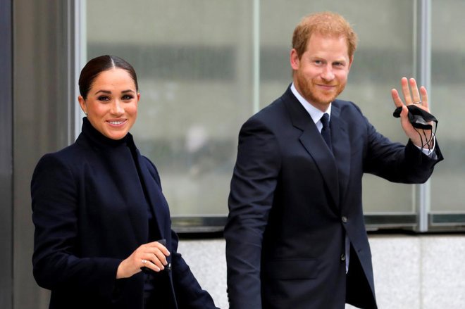 Le štirje pred njim so izgubili naziv kraljeva visokost, med njimi princ Harry in Meghan. FOTO: Andrew Kelly/Reuters
