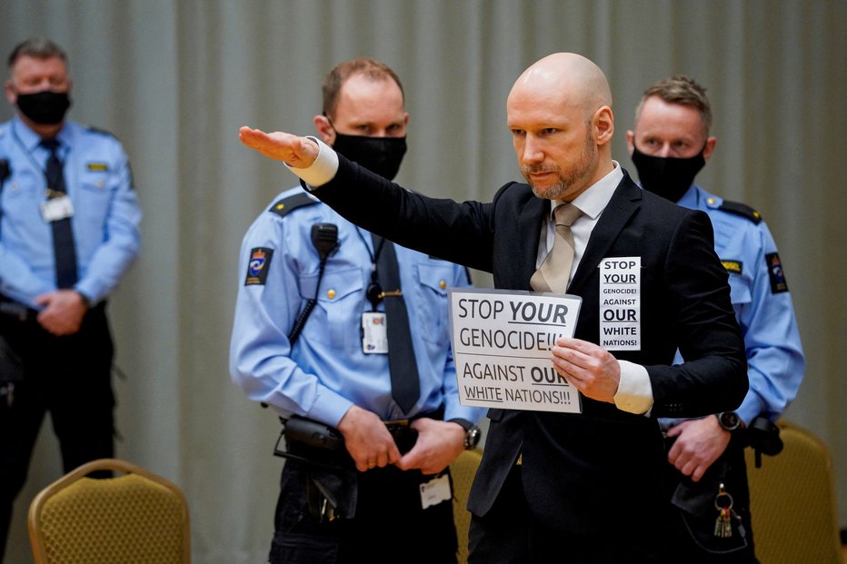 Fotografija: Še vedno razglaša svoje nacistične nazore. FOTO: Ntb/Reuters

