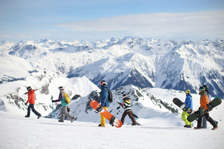 Fotografija: Smučišče Davos Klosters. FOTO: Jure Eržen
