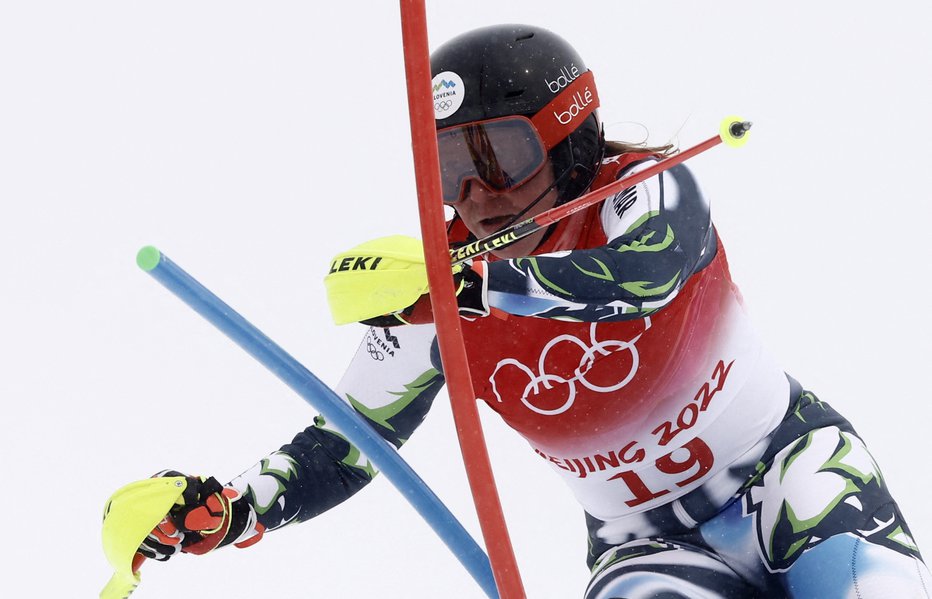 Fotografija: Maruša Ferk Saioni je kombinacijski slalom označila kot zelo zahteven. FOTO: Christian Hartmann/Reuters
