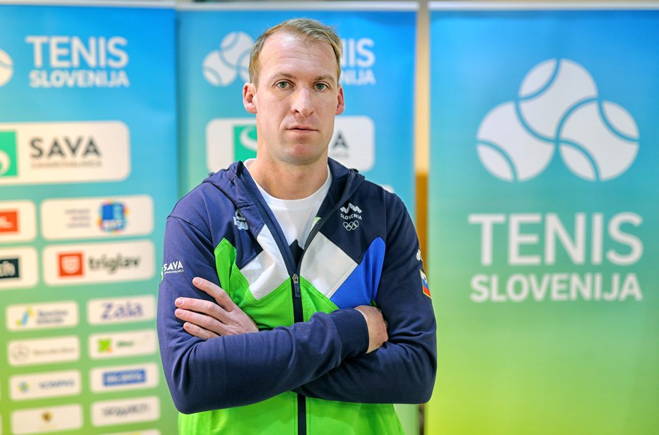 Fotografija: Grega Žemlja verjame, da ima slovenska teniška reprezentanca pravi značaj. FOTO: Blaž Samec
