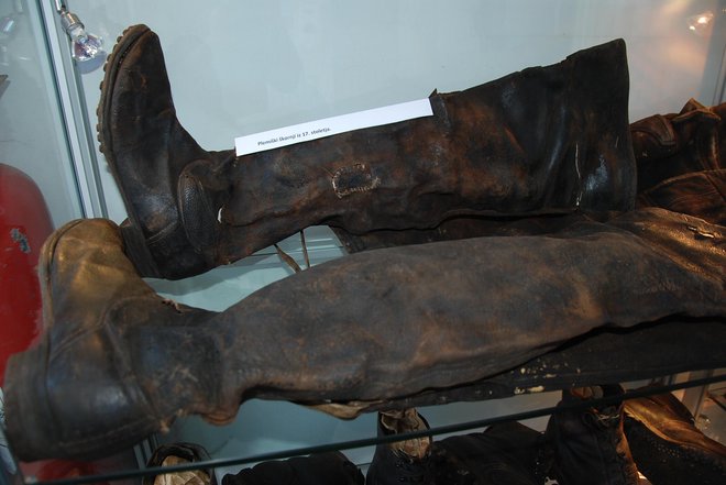 Plemiški škornji iz 17. stoletja FOTOGRAFIJE: Olga Knez
