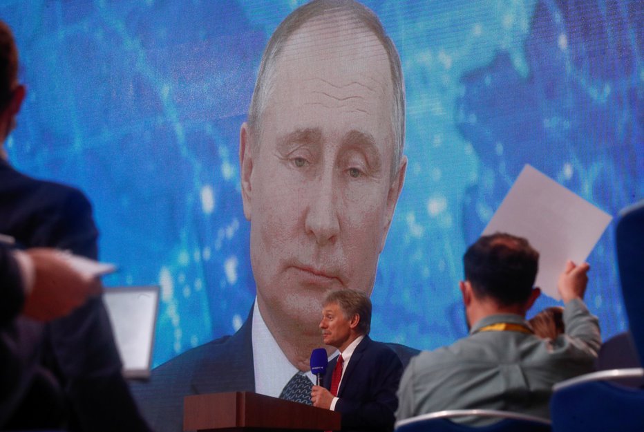 Fotografija: Tiskovnik predstavnik Kremlja Dmitrij Peskov. FOTO: Maxim Shemetov, Reuters
