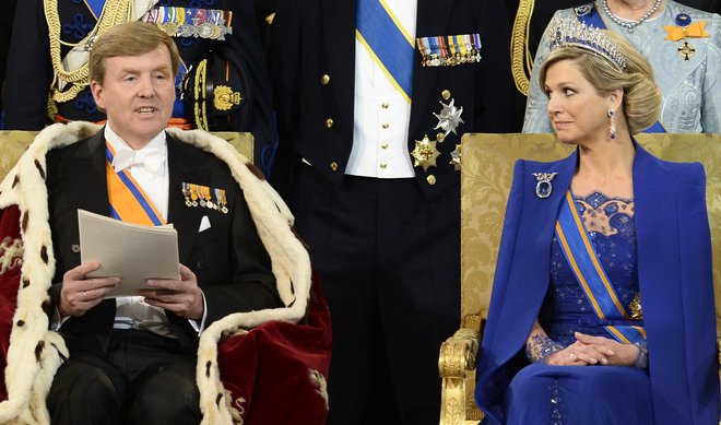 Krvavo kolonialno preteklost najbolj obžaluje nizozemski kralj Willem-Alexander. FOTO: Lex Van Lieshout/Reuters
