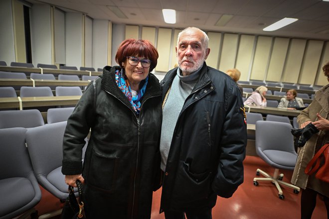 Nikolaj Grgurevič, dolgoletni odvetniški kolega dr. Petra Čeferina, z ženo
