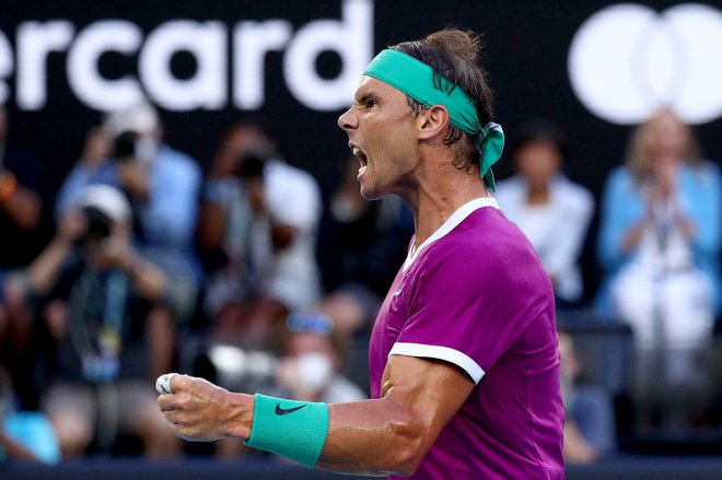 Rafael Nadal je osvojil 21. naslov za grand slam. FOTO: Aaron Francis/ AFP
