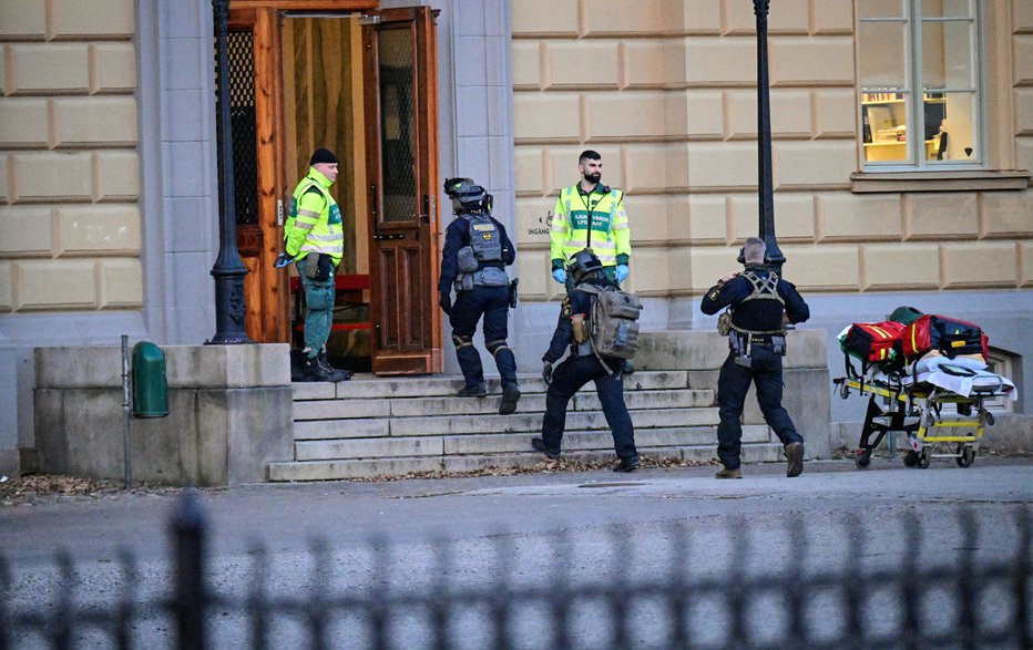 Fotografija: Napad na Švedskem. FOTO: TT News Agency, Via Reuters
