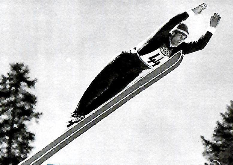 Fotografija: Večkratni junak Planice je bil tudi olimpijski prvak Helmut Recknagel, ki je branil barve Vzhodne Nemčije. Foto Delo
