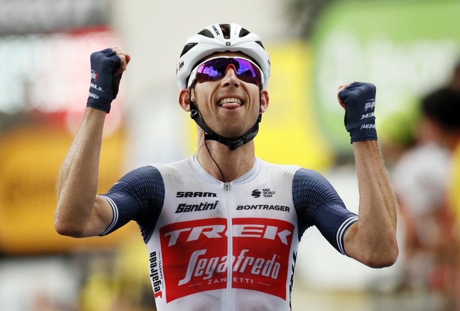 Fotografija: Bauke Mollema je slavil še svojo drugo etapno zmago na Touru. FOTO: Stephane Mahe Reuters