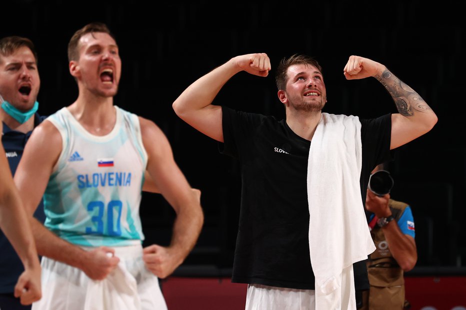 Fotografija: Zoran Dragić in Luka Dončić sta očarala košarkarske sladikusce. FOTO: Brian Snyder/Reuters