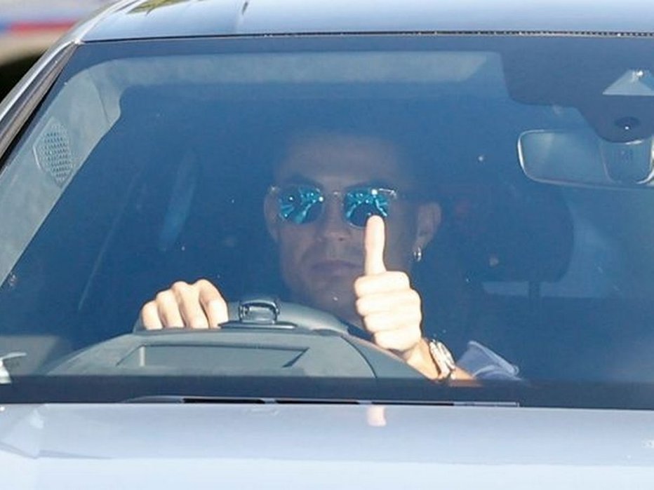 Fotografija: Ronaldo je pozdravil fotografe. FOTO: twitter