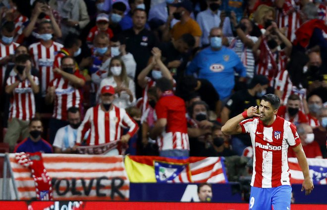 Luis Suarez je zabil gol bivšemu klubu. FOTO: Sergio Perez/Reuters
