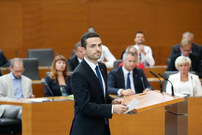 Matej Tonin je odstopil z mesta predsednika DZ FOTO: Matej Družnik