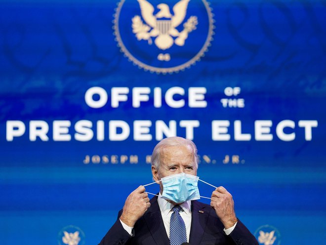Novi predsednik Joe Biden nadaljuje oblikovanje svoje administracije. FOTO: Kevin Lamarque/Reuters