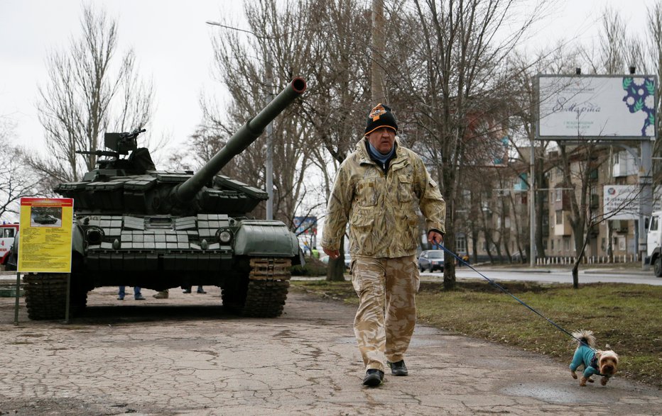 Fotografija: Se bo Rusija osredotočila le na Donbas? FOTO: Alexander Ermochenko, Reuters
