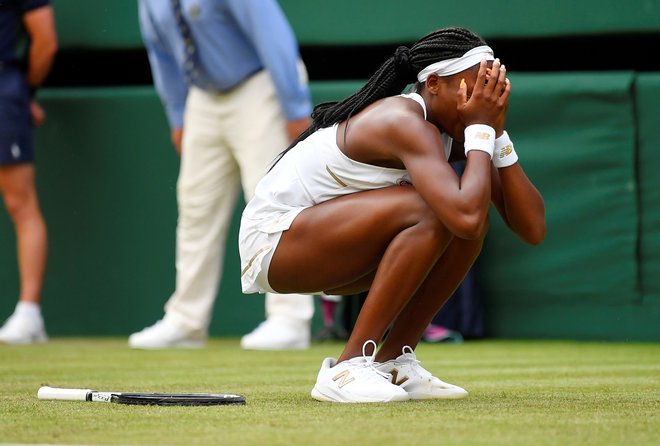 Komaj 15-letna Američanka je najmlajša udeleženka 2. kola Wimbledona po letu 1991. FOTO: Reuters