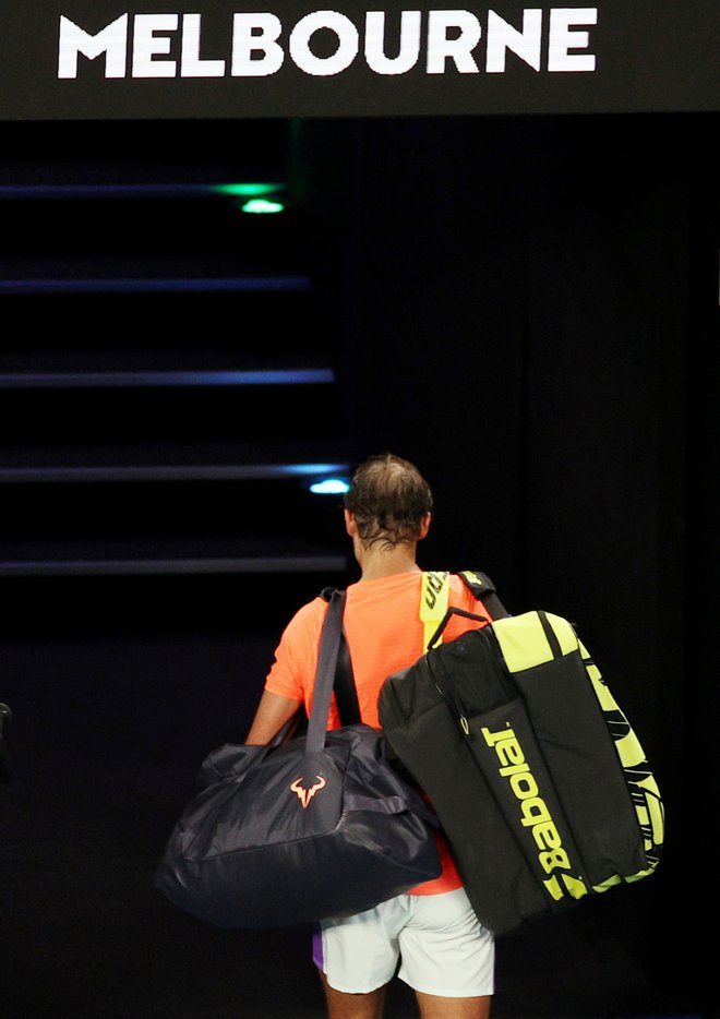 Rafael Nadal bo počakal naslednjo priložnost. FOTO: Loren Elliott/ Reuters