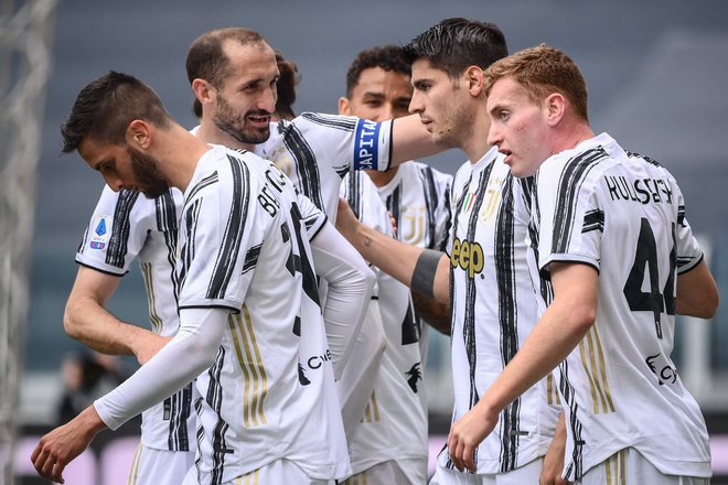 Juventus je osvojil tri točke v Genovi. FOTO: Marco Bertorello/AFP