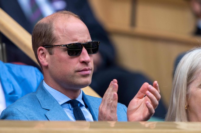 Princ William se bo iz Wimbledona preselil na Wembley. FOTO: Jed Leicester/AFP