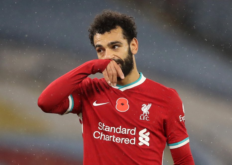 Fotografija: Mohamed Salah utegne izpustiti tudi kakšno tekmo Liverpoola. FOTO: Martin Rickett/Reuters
