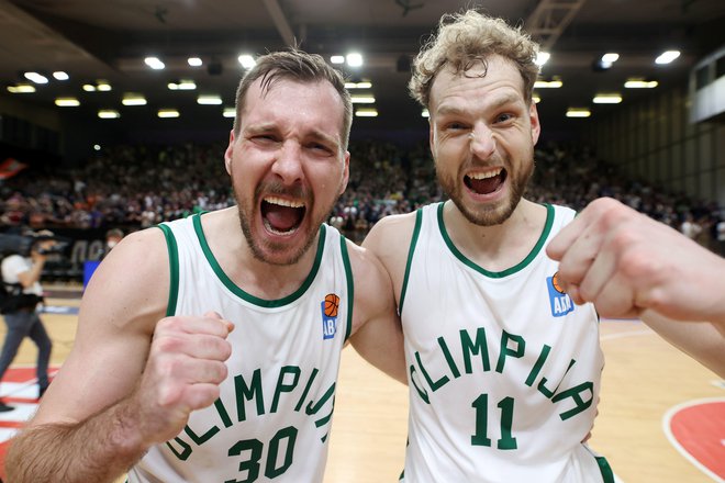 Zoran Dragić in Jaka Blažič sta po reprezentanci združila moči tudi v dresu Ljubljančanov. Foto: Aleš Fevžer/Liga ABA
