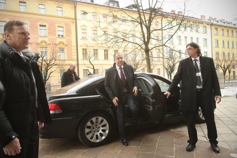 Fotografija: Ruski zunanji minister Sergej Lavrov je v preteklosti že obiskal Slovenijo. FOTO: Jure Eržen, Delo
