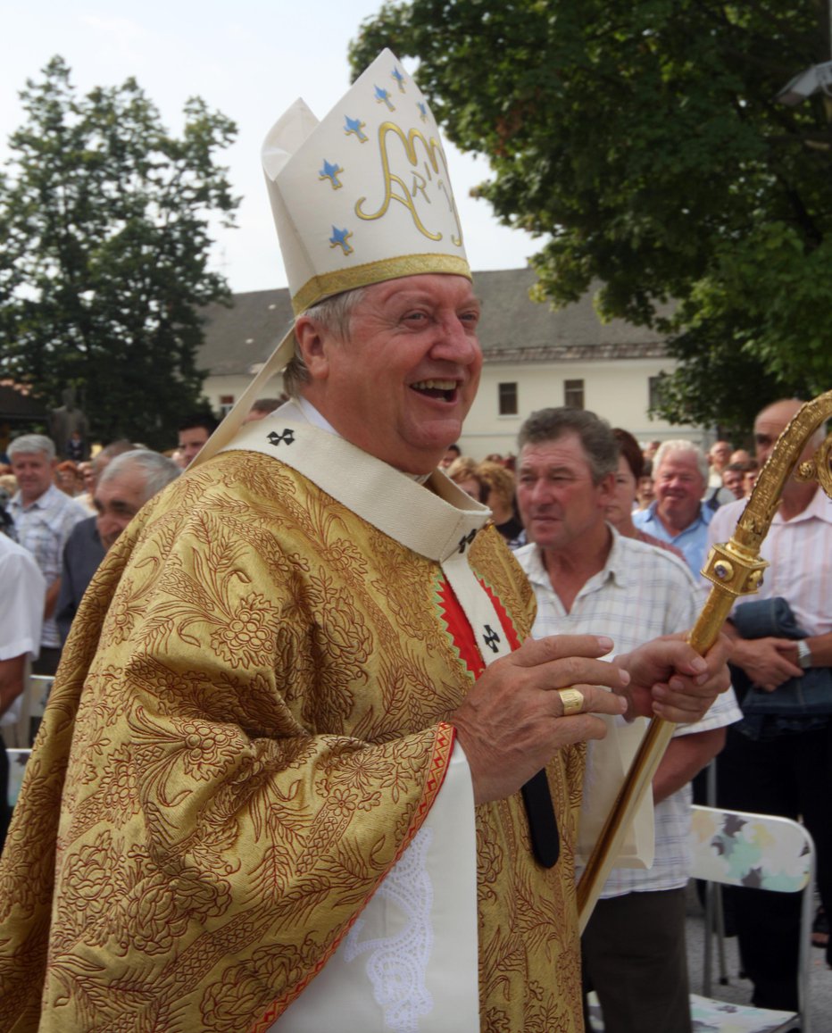 Fotografija: Alojz Uran je bil izredno priljubljen ljubljanski nadškof metropolit. FOTO: Mavric Pivk
