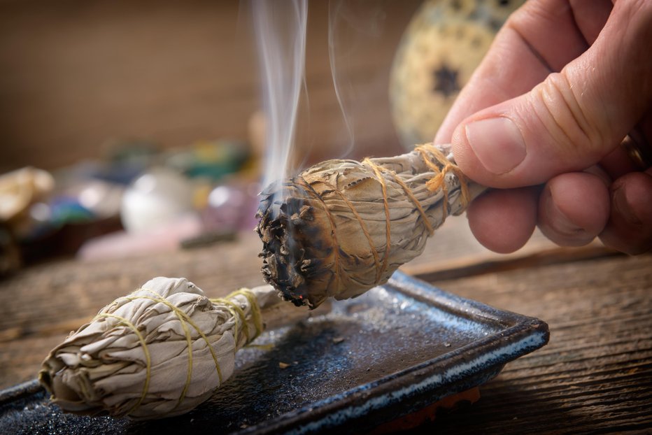 Fotografija: Muškatna kadulja in navadni gabez sta primerna v zaščitnih ritualih. FOTO: Humonia/Getty Images
