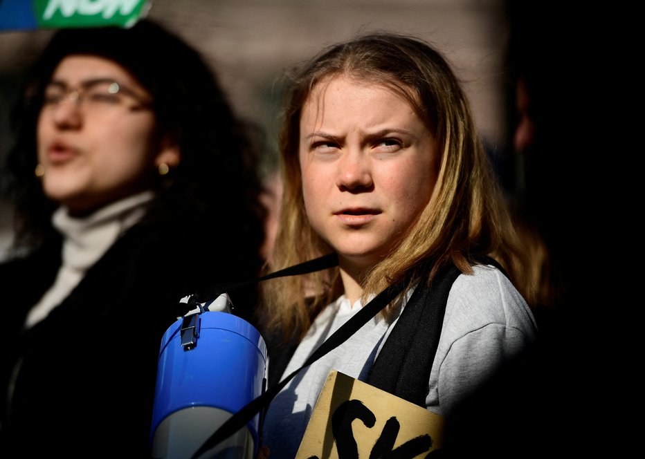 Fotografija: Greta Thunberg. FOTO: Tt News Agency, Reuters
