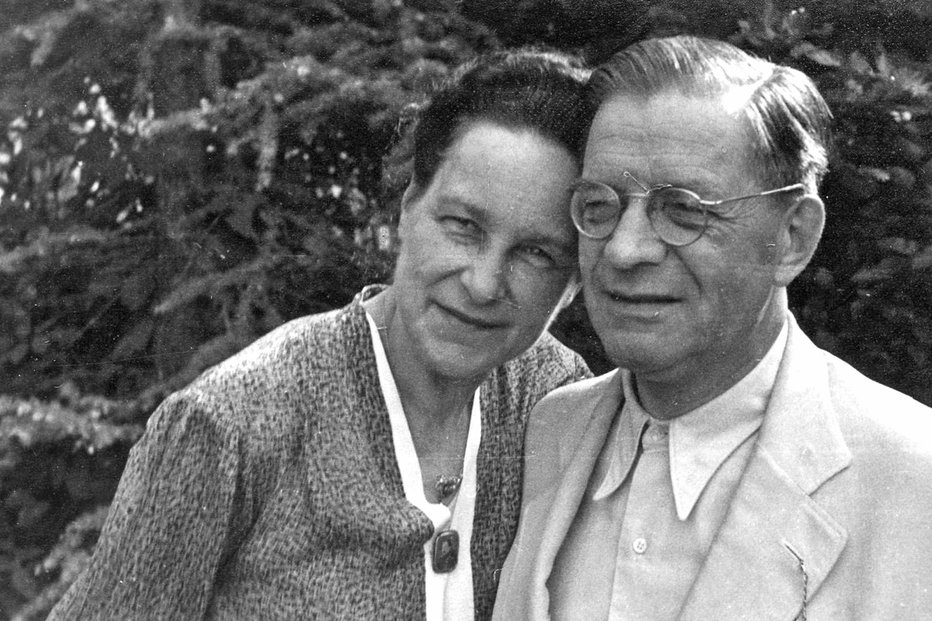 Fotografija: Marija in Otmar Pirkmajer leta 1952 Foto: MGML
