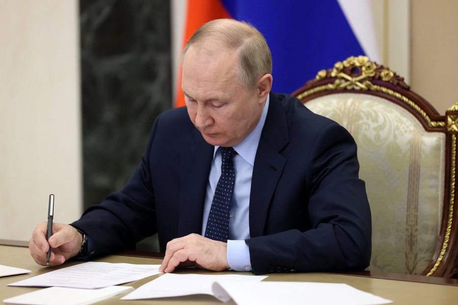 Fotografija: Vladimir Putin. FOTO: Sputnik, Via Reuters
