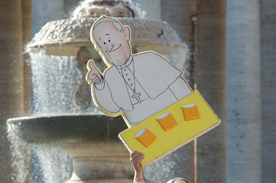 Fotografija: Vesela bom, ko bom slišala, da se je v Vatikanu rodil prvi otrok! FOTO: REUTERS
