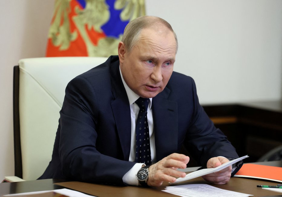 Fotografija: Vladimir Putin. FOTO: Sputnik via Reuters
